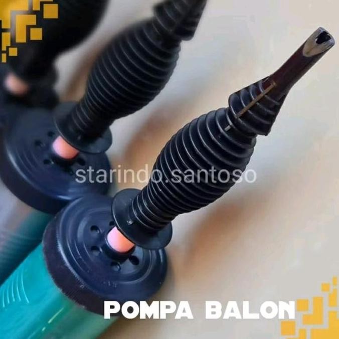 *****] Pompa Balon Ukuran Sedang Metalik Plastik PVC Medium Perlengkapan Pesta