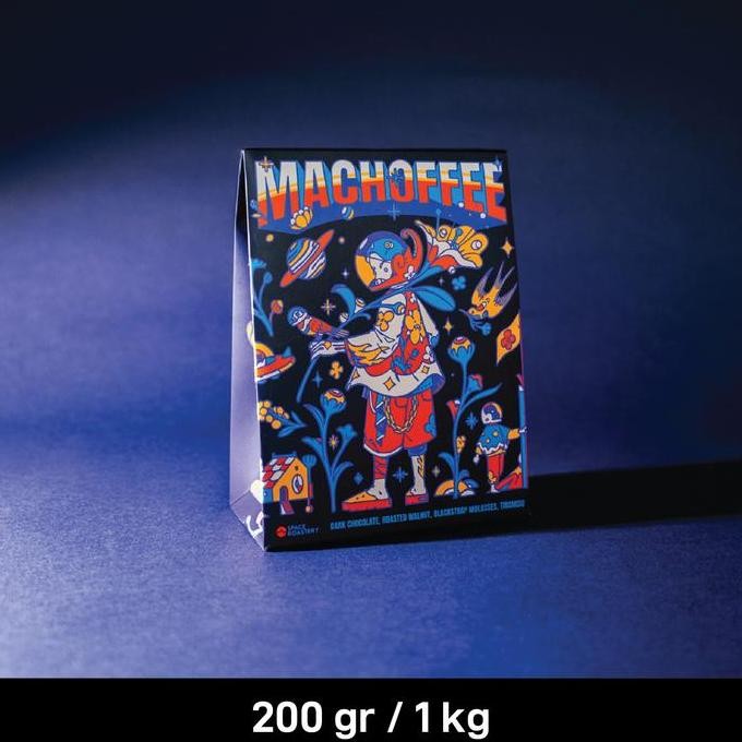 

Machoffee Specialty Espresso Blend Coffee Beans By Space Roastery Biji Kopi/Bubuk Arabika/Robusta