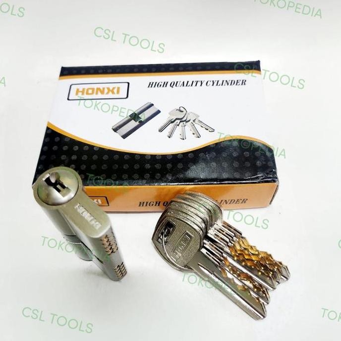 Silinder Kunci Pintu Double Pin 60Mm - Cylinder Kunci Pintu Besar