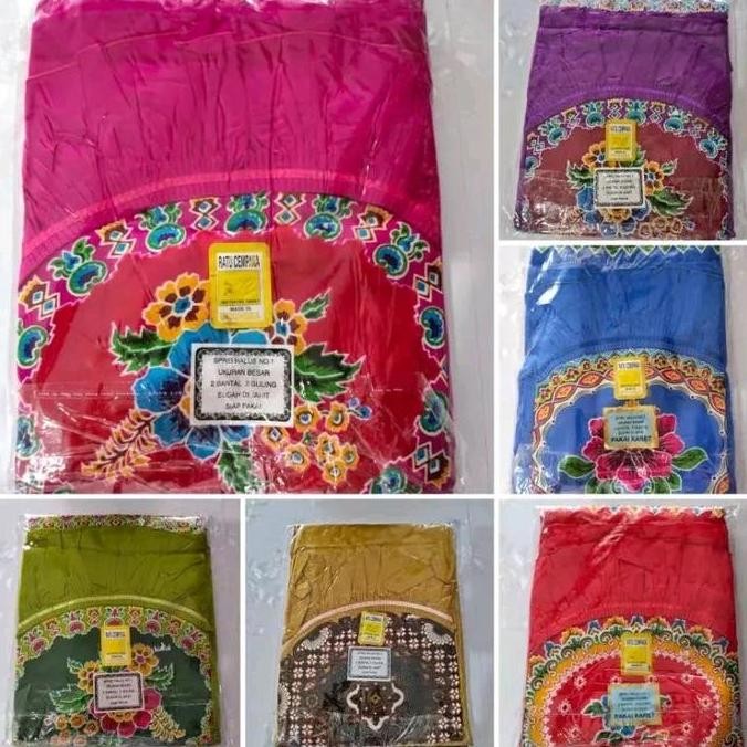 Sprei batik ratu cempaka ukuran 180x200 RC