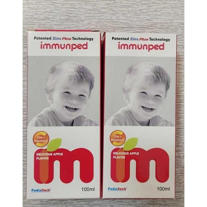 Immunped made in Singapore Imunped kids syrup 60ml multivitamin anak