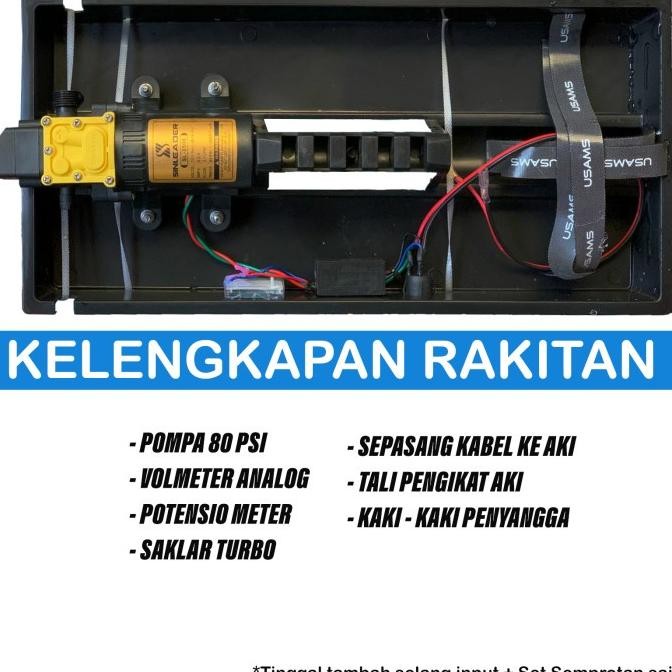 Paket Rakitan Pengubah Sprayer manual menjadi sprayer elektrik
