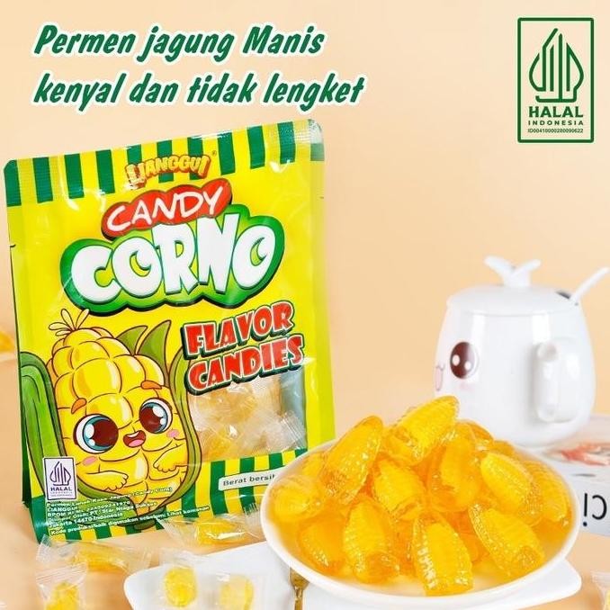 

Permen Candy Corno Permen Lunak Manis Halal Bentuk Jagung Kemasan 96 Gr