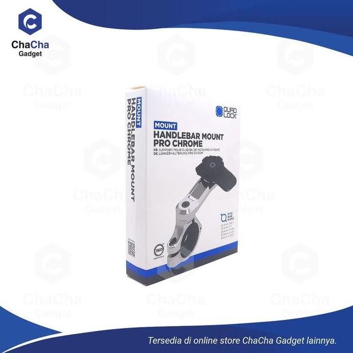 

Terlaris Quad Lock Motorcycle Handlebar Mount Pro Aluminium Adjustable Secure