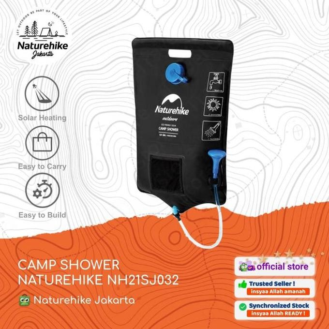 Camp Shower Mandi Camping Portable Naturehike Nh21Sj032