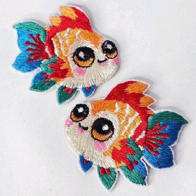 

#####] patch bordir sepasang ikan koki