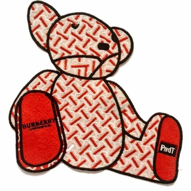 

{{{{{{] patch bear Burberry red