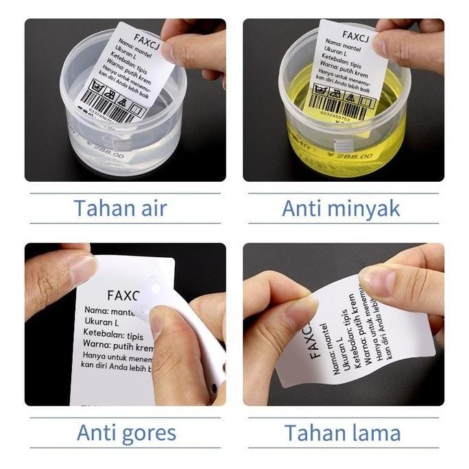 

NIIMBOT B21/B1/B3S Kertas Stiker Label Termal Putih Lebar Pakaian Harga Komoditas Makanan PS