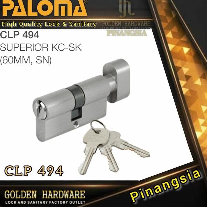 Kunci Pintu Paloma Cylinder Kunci Anak Kunci Silinder Kunci Clp 494