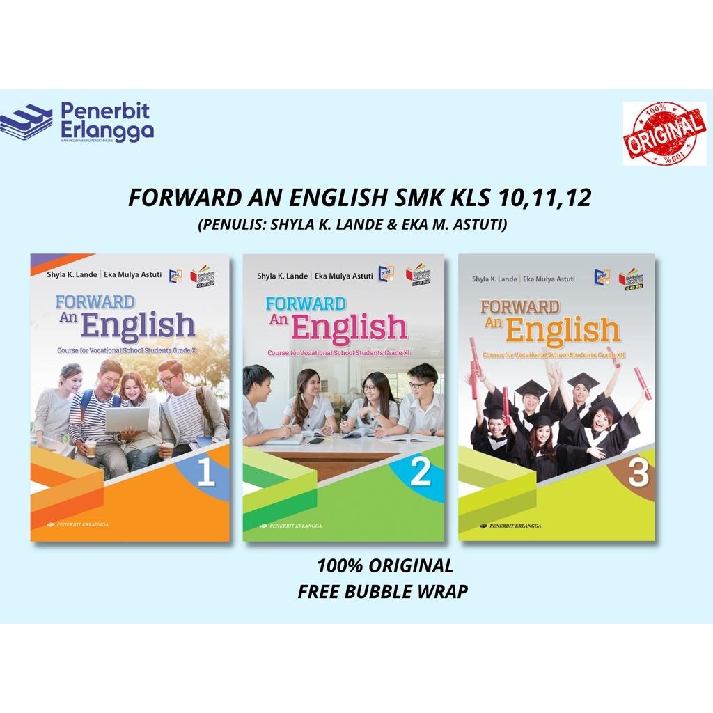 [Erlangga Official] Forward An English Smk Kelas 10 11 12 Termurah Best Quality 100% Original