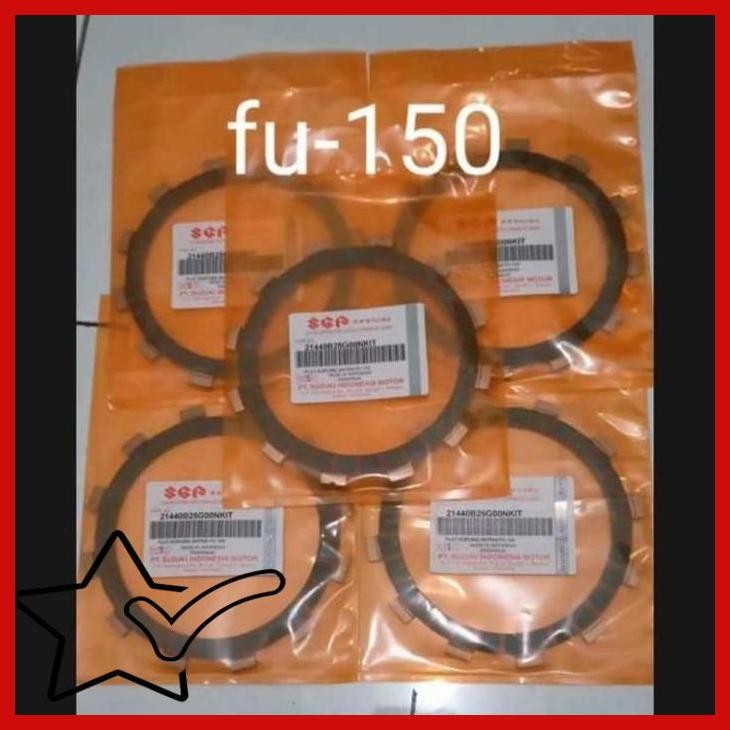 [SPB] KAMPAS PLAT KOPLING SET 5PCS ORI THAILAND SUZUKI SATRIA FU 150 CARBU THUNDER 125 PNP