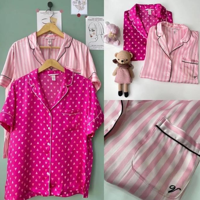 Terbaru Baju Tidur Victoria Secret Pajamas Top Original