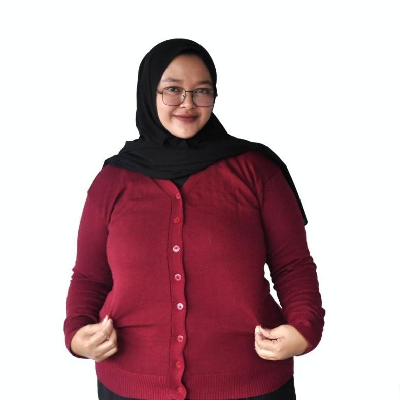 Cardigan oversize wanita  jumbo ld 120 - 140cm viral
