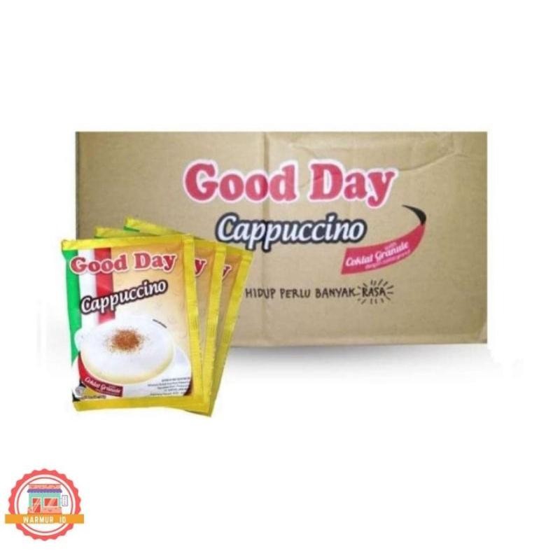 

Good Day Cappuccino 1 Dus Isi 120 Pcs Terbaru Best Quality 100% Original