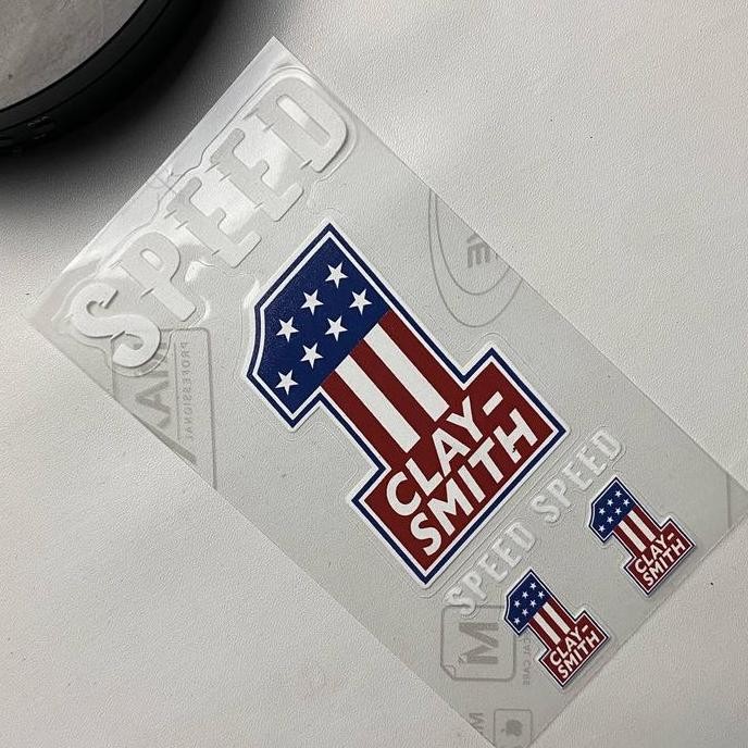 

ready Sticker Clay Smith PACK Sheet 8cm x 15cm UV MAXDECAL