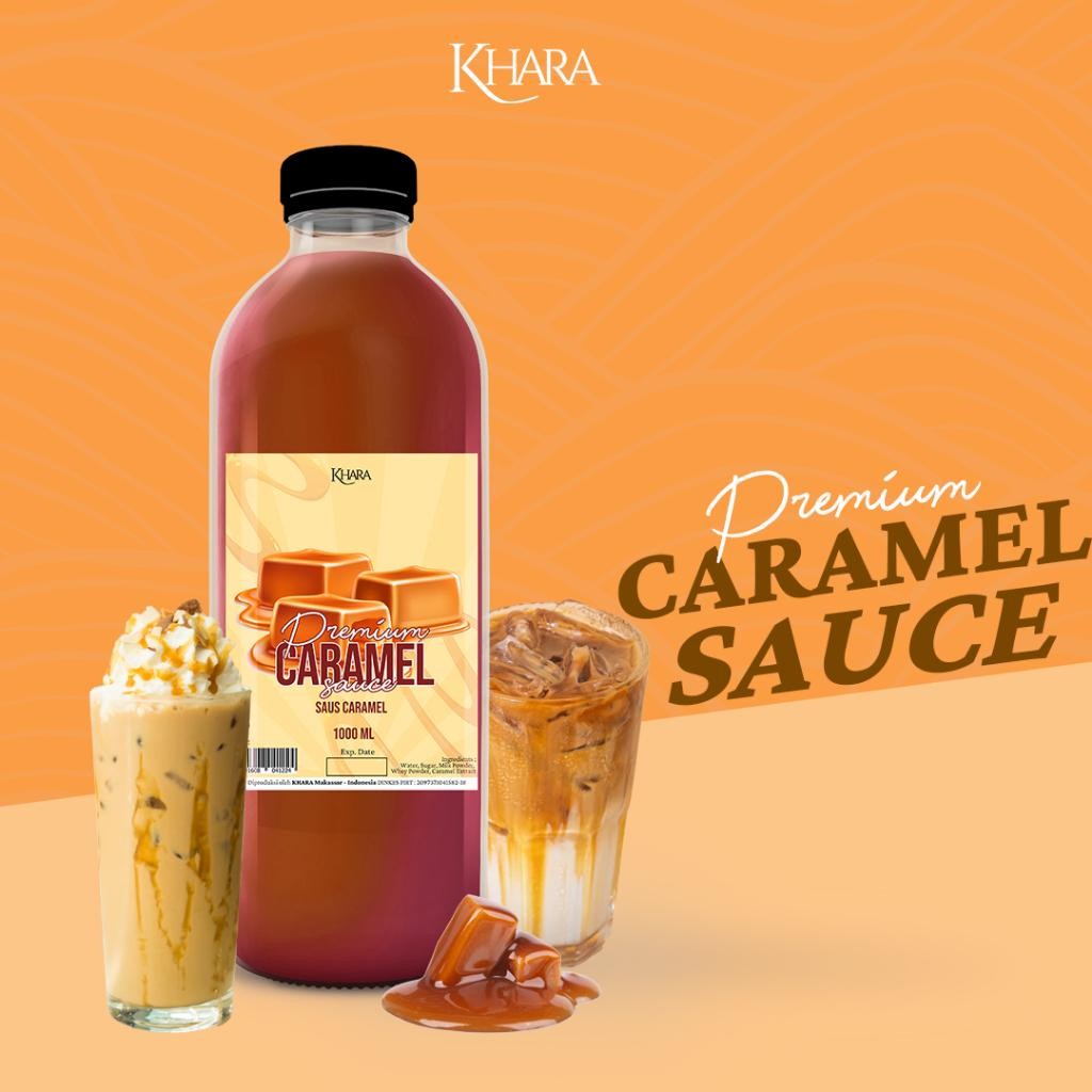 

Saus Caramel / Premium Caramel Sauce 1000Ml - Khara Premium Sauce 1L Terbaru Best Quality 100% Original