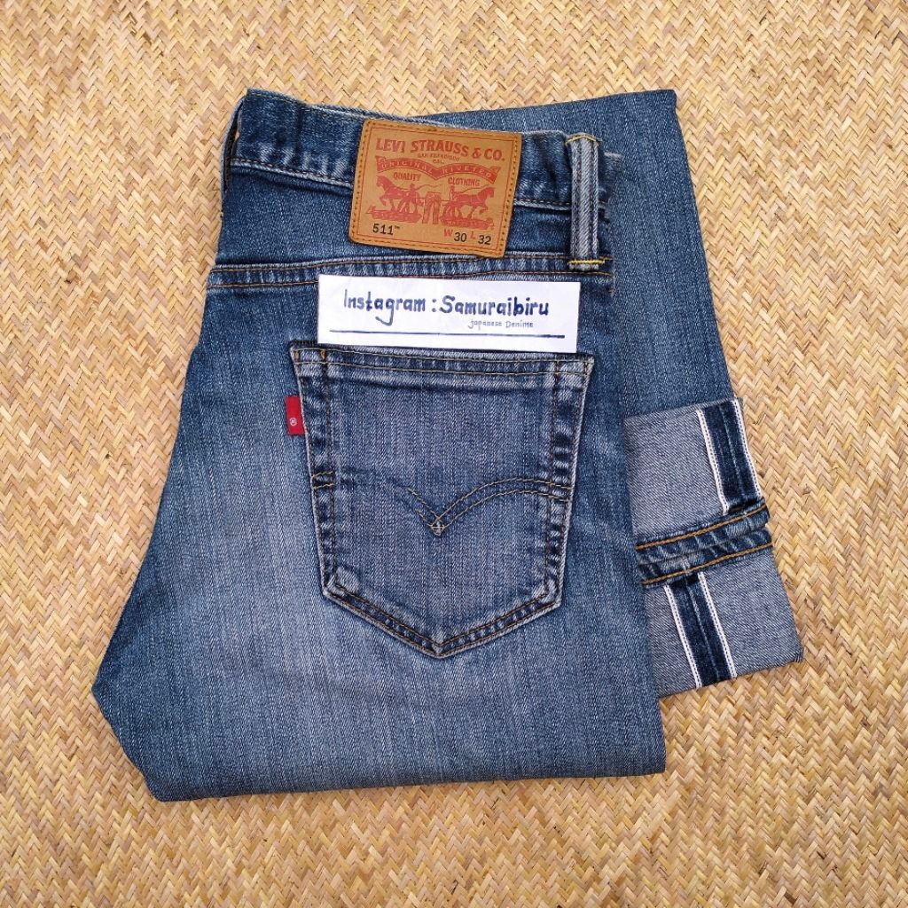 Levis 511 selvedge Japan not Levis 505 selvedge not not Levis 501 USA not Levis 501 70s button 6 sel