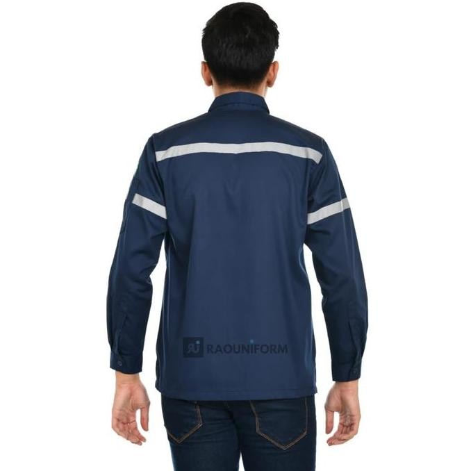 SERAGAM PROYEK/BAJU SERAGAM KERJA/KEMEJA SAFETY/BAJU CUSTOM BORDIR