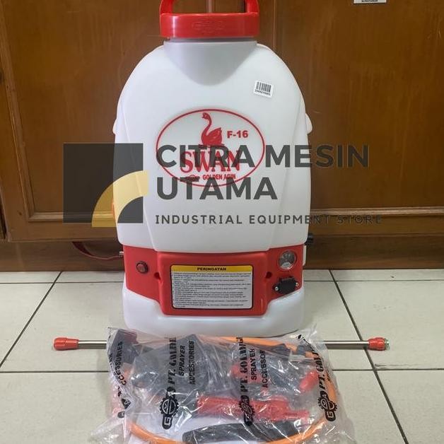 Sprayer Hama Elektrik Swan F16 16 Liter Alat Semprot Hama Elektrik