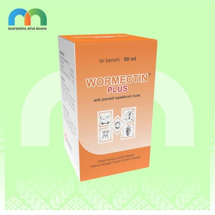 Obat Hewan Besar Wormectin Plus 50 Ml Medion