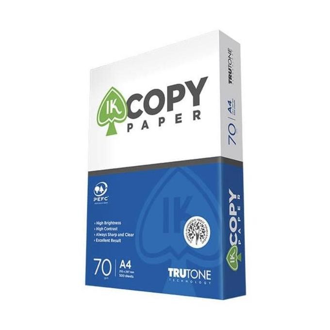 

TERBARU ik copy paper a4 70gsm/1 box 5 rim/khusus Gojek Grab HOT SALE!