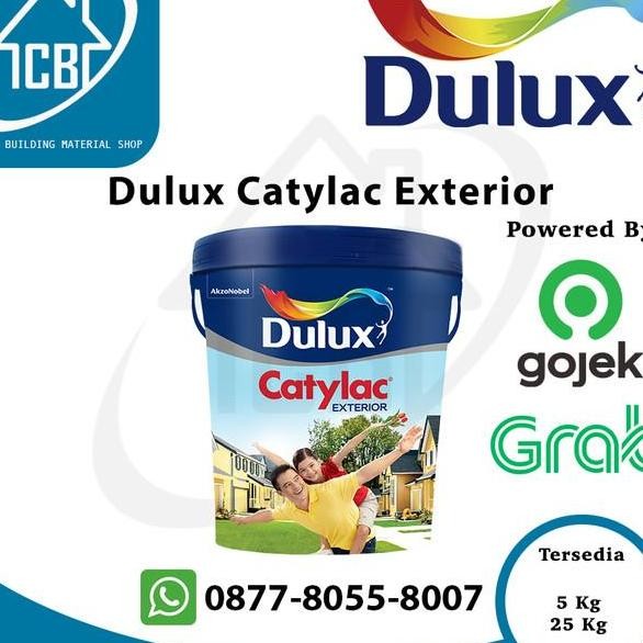 Cat Tembok Dulux Catylac Putih White 5Kg