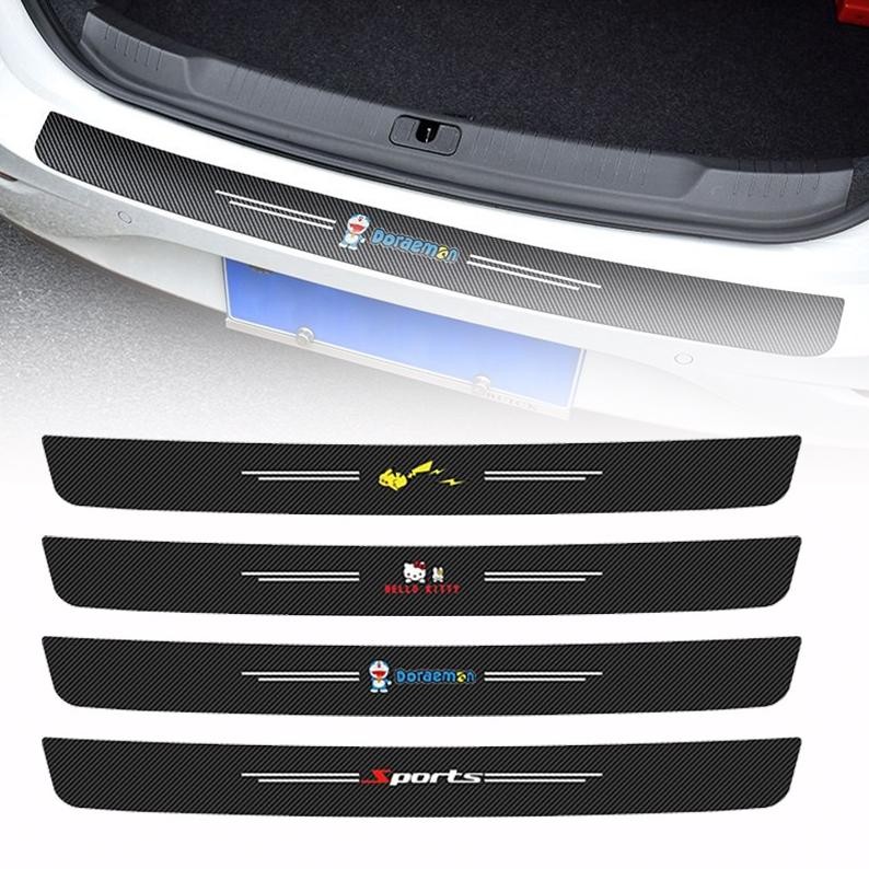 Premium Karet Pelindung Bumper Belakang Mobil / Pelindung Bumper Bagasi Mobil Universal Aksesoris Mo