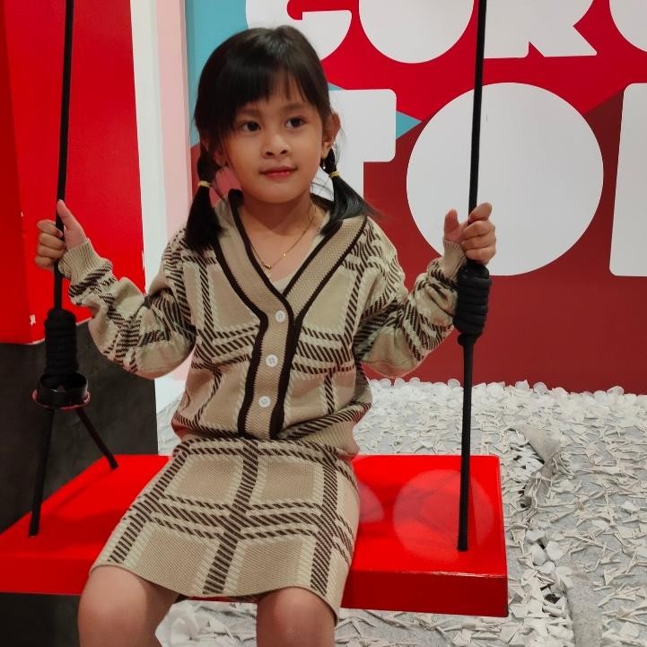 Premium Milkan.Id Tidy Set Kids - Setelan Baju Anak Perempuan Korean Tidy Premium  Usia 1 - 6 Tahun 
