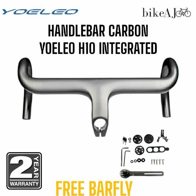 HANDLEBAR DROPBAR CARBON H10 YOELEO ORIGINAL DAN TERPERCAYA