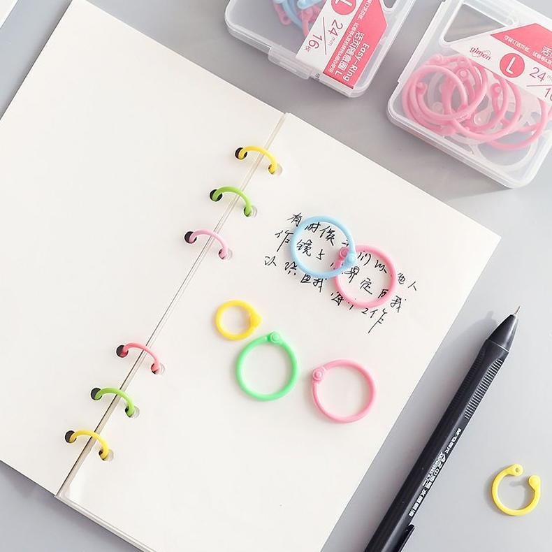 

Ring Binder Loose Leaf Bahan Plastik Tanpa Melubangi Buku