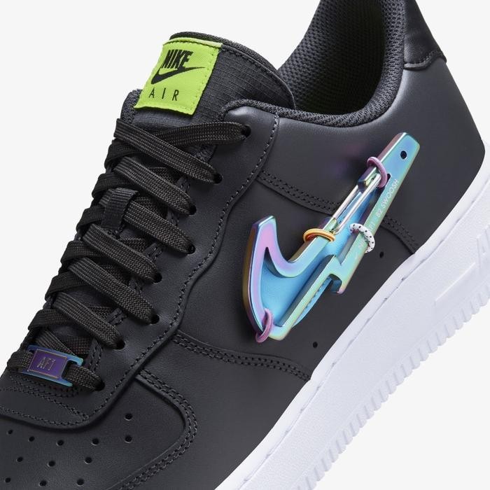 Nike Air Force 1 '07 Prm Low Carabiner Swoosh Blue Black Original Original Dan Terpercaya