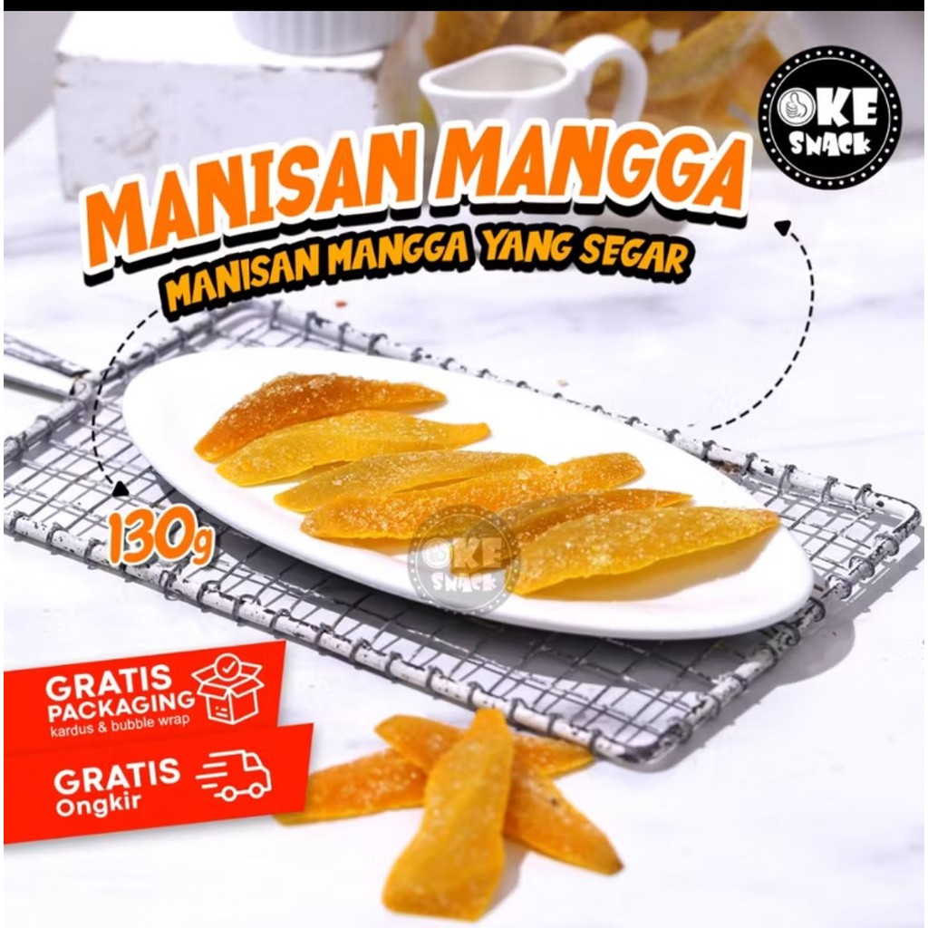 

Manisan Mangga Kering Manis Manisan Mangga Kering: Asam Manisnya Bikin Nagih 130g
