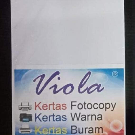 

Kertas HVS ukuran A4 75 gram merk VIOLA..