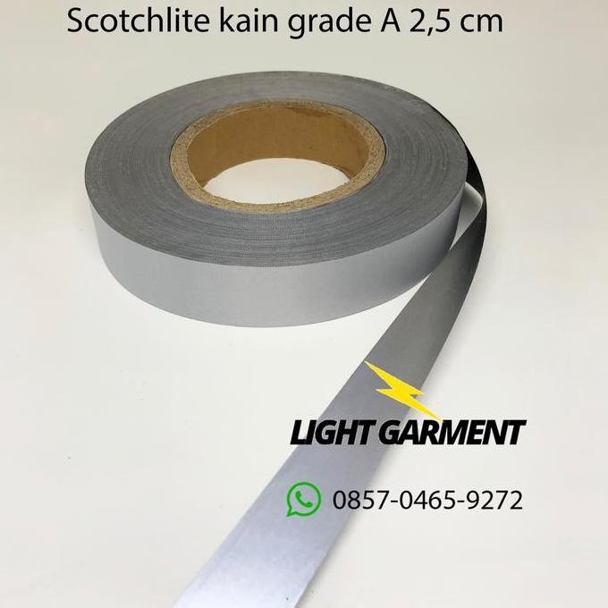 

Scotchlite Skotlet Scotlight Pita Pemantul Cahaya Kain Jahit A 2,5 Cm