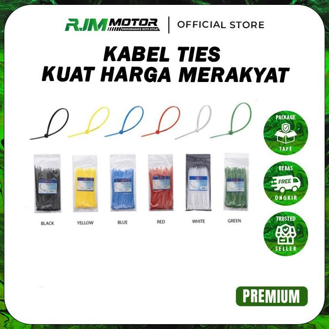 

Diskon [Best Seller] Kabel Ties 2,5 X 150 Mm Isi 100 Pcs Nylon Cable Tie Kuat Serbaguna Universal Multifungsi Rungkut Jaya Makmur Prermium