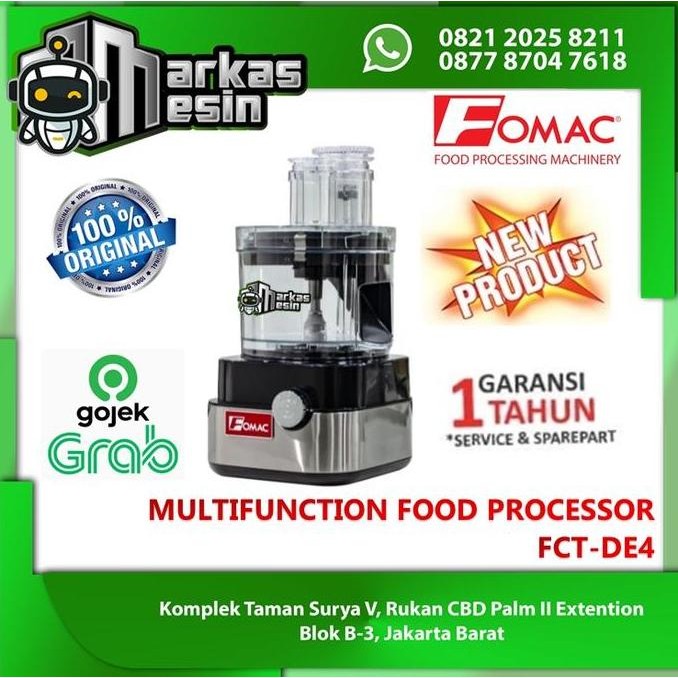 

Terlaris Multifunction Food Processor Mesin Pemotong Makanan Fct-De4 Fomac