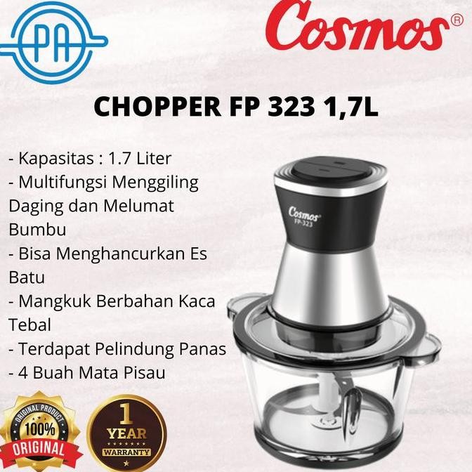 

Terlaris Penggiling Daging / Chopper Cosmos Fp 323 Fp323