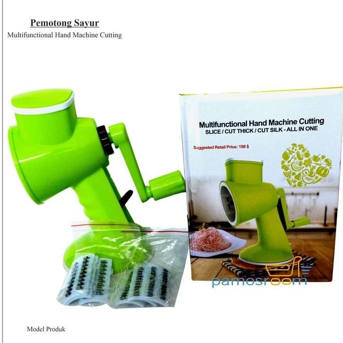 

Terlaris Pamosroom Alat Pemotong Sayur Serbaguna Hand Machine Cutting Manual
