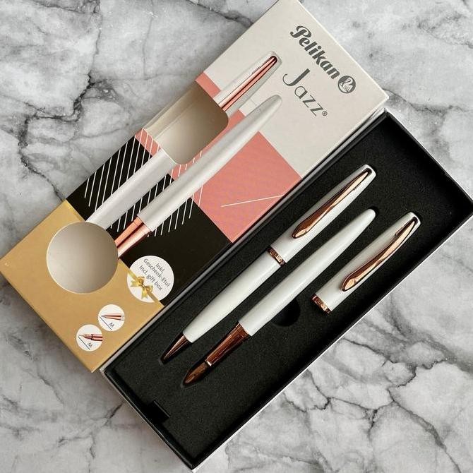 

Pelikan Jazz Noble Elegance Fountain Pen & Ballpoint Pen Gift Set Co
