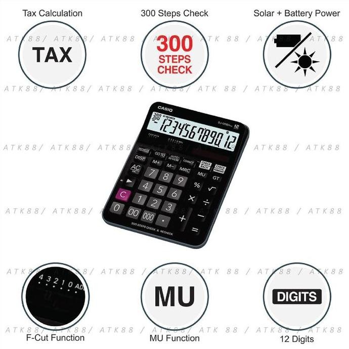 

New Product - Casio Calculator Dj 120D Plus Kiarastoreku