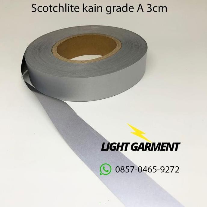 

Scotchlite Skotlet Scotlight Pita Pemantul Cahaya Kain Jahit A 3 Cm