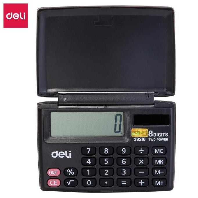 

New Product - Deli E39218 Calculator/Kalkulator-Pocket Calculator 8-Digit Cover Kiarastoreku