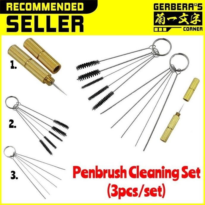 

New Product - Nozzle Penbrush Cleaning Set 3Pcs Sikat Pembersih Nozzle Airbrush Kiarastoreku