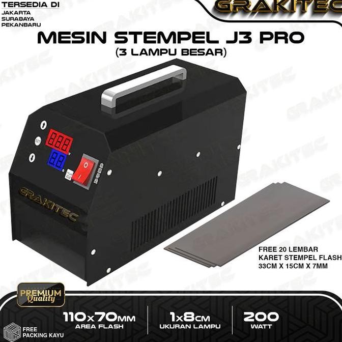 

New Product - Grakitec Mesin Stempel Flash Gkj3Pro 3 Lampu Kualitas Import Kiarastoreku