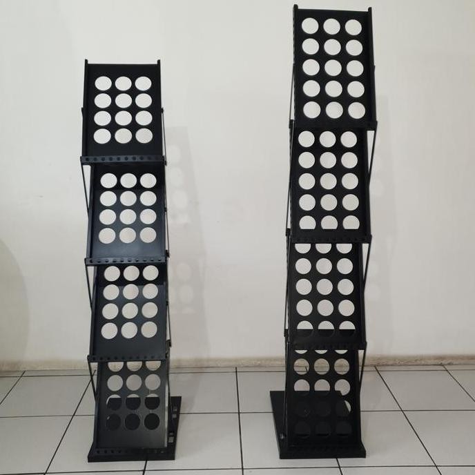 

New Product - Rak Brosur Besi Lipat 4 Susun ( Hitam ) Kiarastoreku