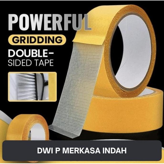 

New Product - Double Tape Tipis Super Kuat Double Tape Fiber Serat Perekat Strong Kiarastoreku