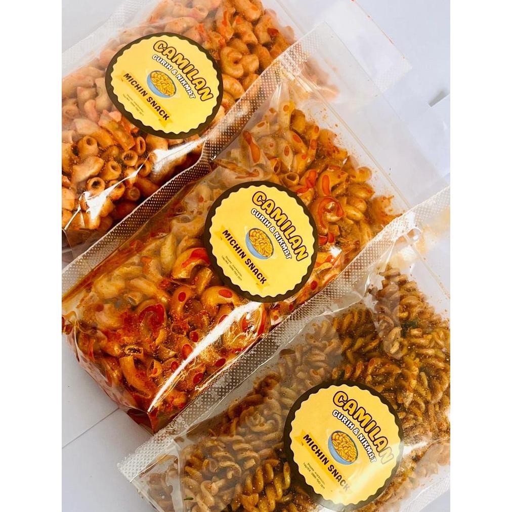 

ID | PAKET 3 PCS MAKARONI DAUN JERUK | MAKARONI MIX GURIH PEDAS GARING