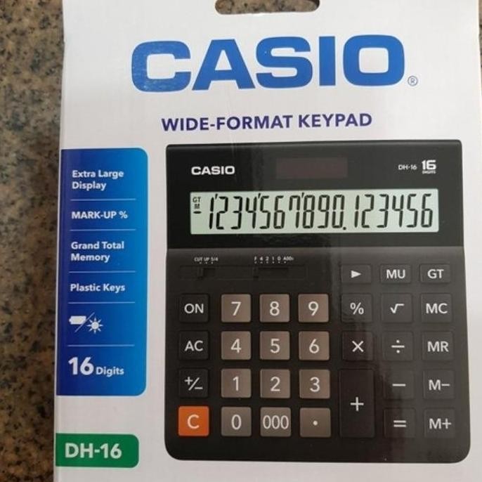 

New Product - Casio Dh 16 Kalkulator Meja 16 Digit / Kalkulator Kantor Dh 16 Kiarastoreku