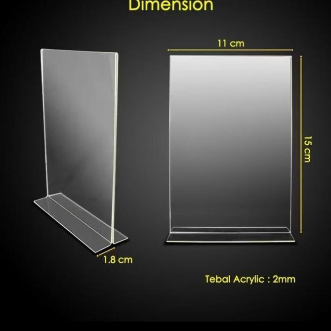 

New Product - Acrylic Tent Holder / Tempat Brosur Transparant A4/A5/A6/A7/A8/A9/A10 Kiarastoreku