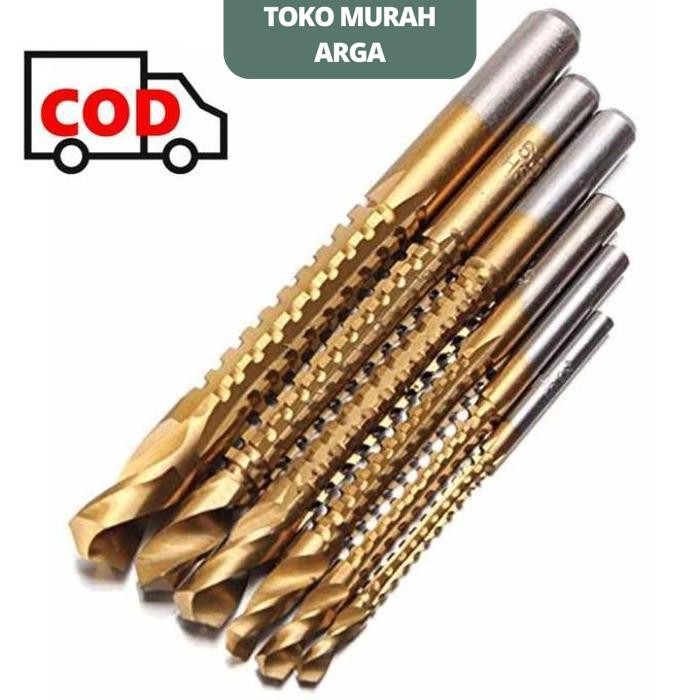 MATA BOR SET KOMPLIT POTONG MULTIFUNGSI 6 PCS GERGAJI KAYU PLASTIK BESI    PRODUK TERBAIK